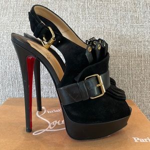 Christian Louboutin Jem Suede Black Size 36.5